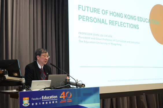 Professor Lee Chi Kin John, President and Chair Professor of Curriculum and Instruction, The Education University of Hong Kong